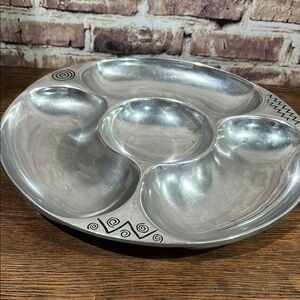 Wilton Armetale Silver‎ Divided Serving Tray